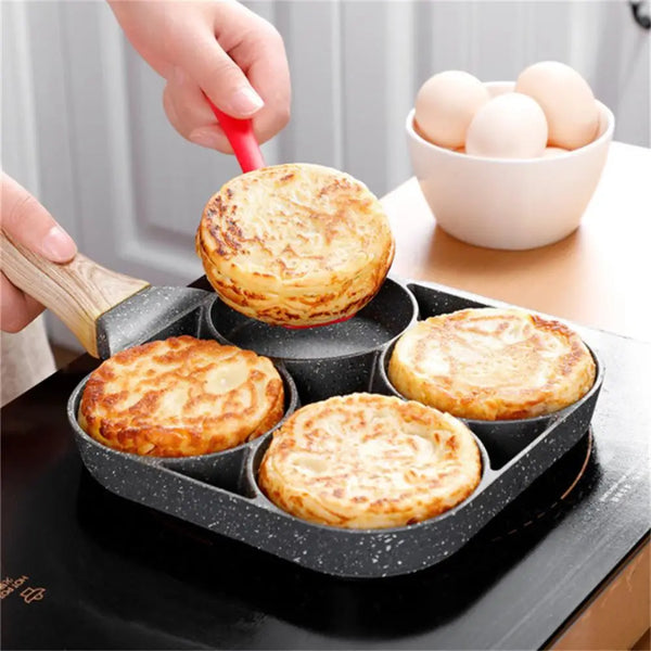 4-Hole Thickened Nonstick Omelet & Breakfast Pan