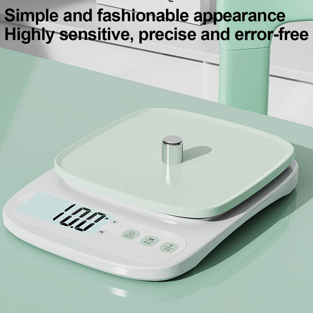 3KG Digital Food Scale - High Accuracy Electronic Kitchen Scale with LED Display & Tare Function