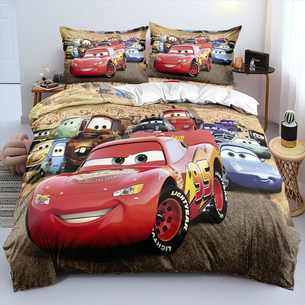 Cars Lightning McQueen & Mater 3D Print Bedding Set