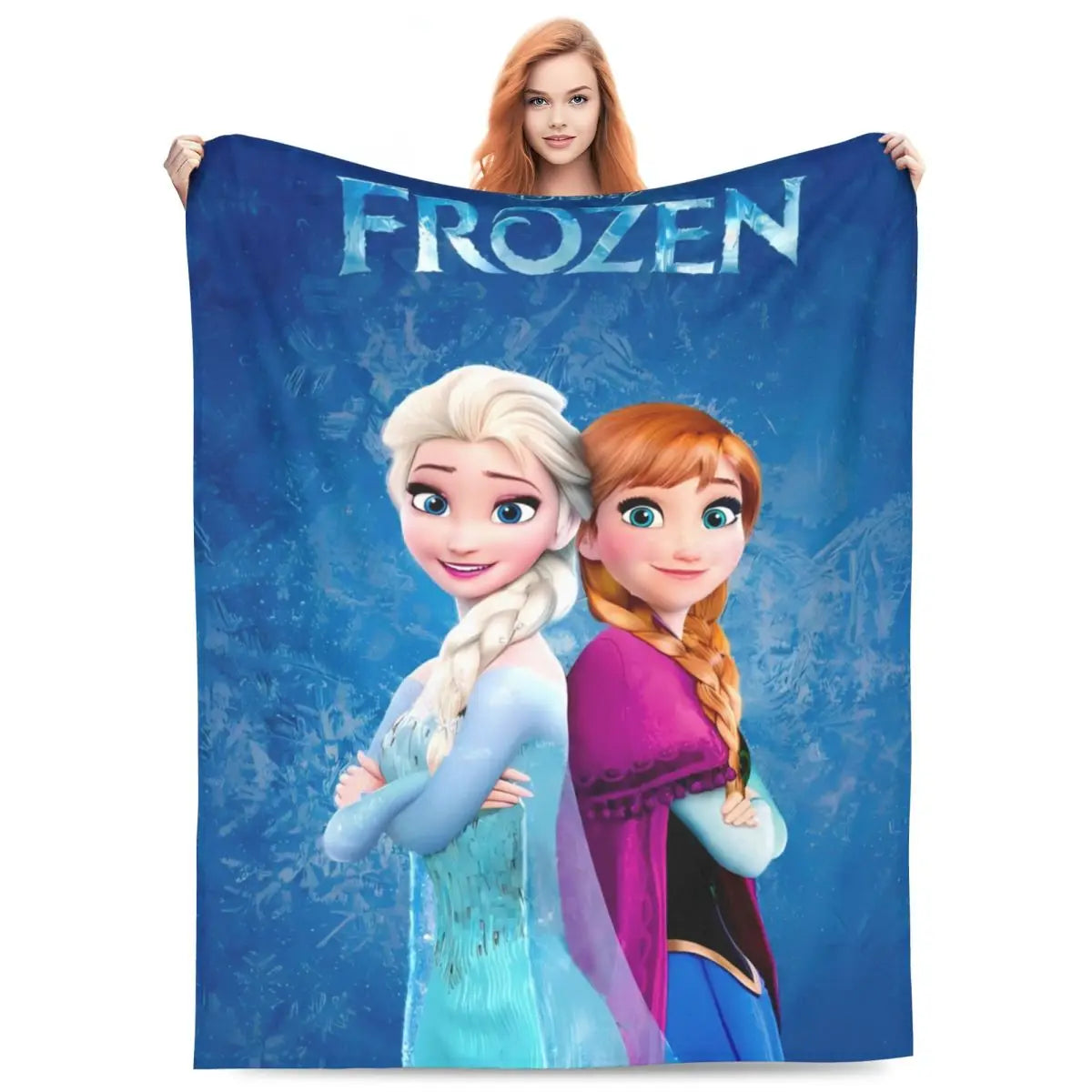 Frozen Elsa Blanket – Super Warm & Fluffy Winter Bedding Throw