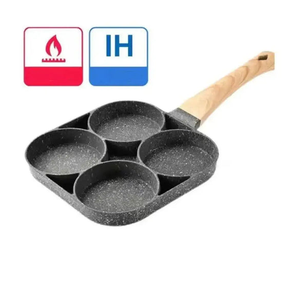 4-Hole Thickened Nonstick Omelet & Breakfast Pan