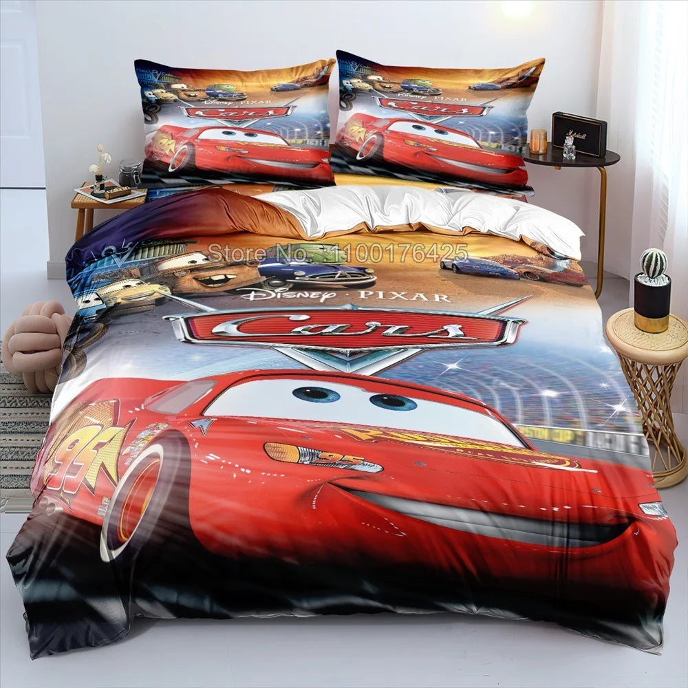 Cars Lightning McQueen & Mater 3D Print Bedding Set