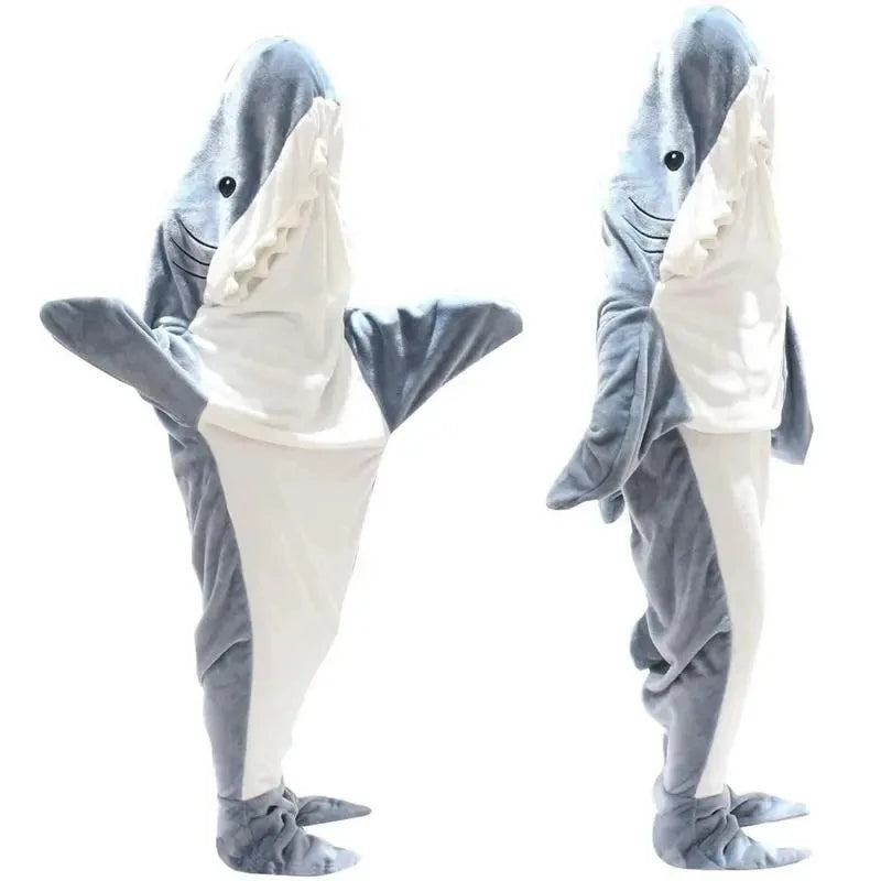 Soft & Cozy Fleece Shark Sleep Bag Blanket for Kids