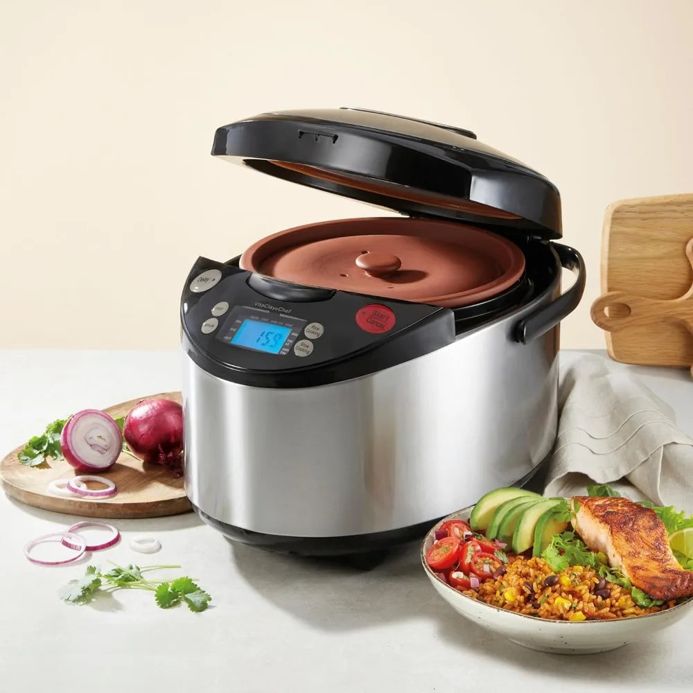 Smart Organic Clay Pot Multi Cooker - Toxin-Free Electric Cooker