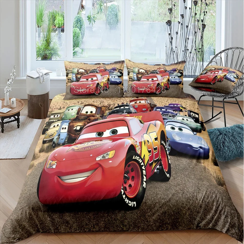 Cars Lightning McQueen & Mater 3D Print Bedding Set