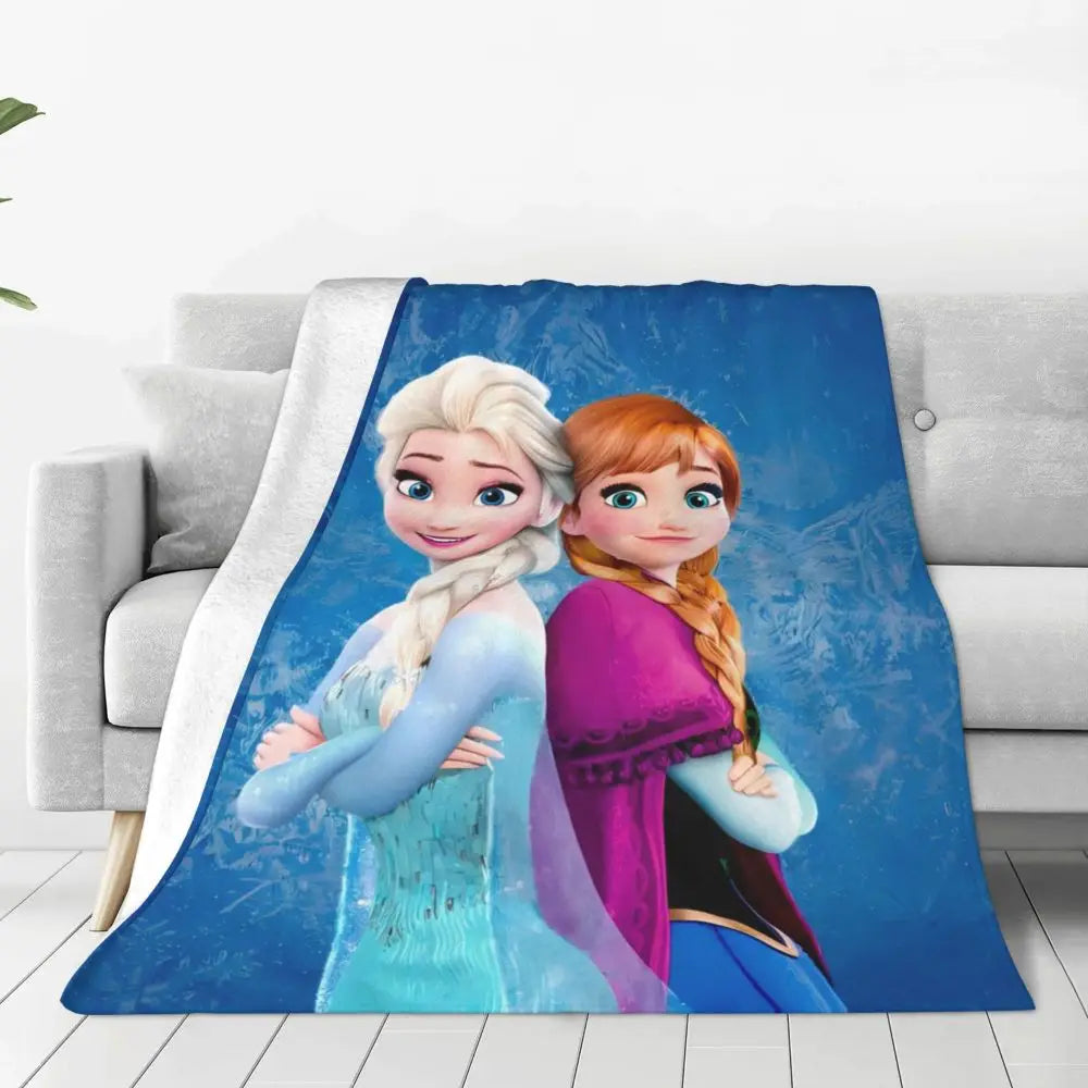 Frozen Elsa Blanket – Super Warm & Fluffy Winter Bedding Throw