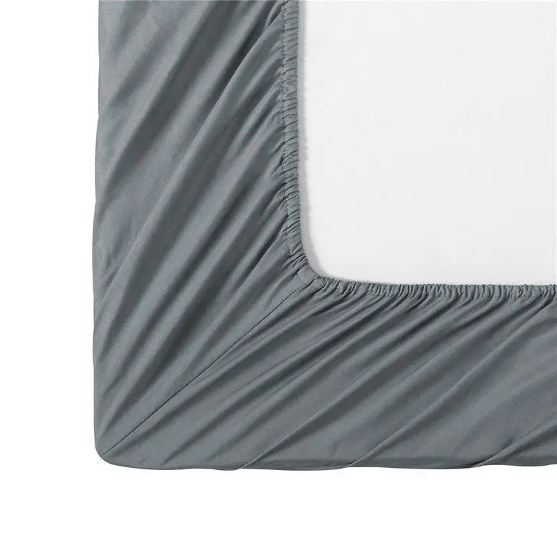 Embroidery Brushed 3/4 Pieces Bed Set Flat Sheet Fitted Sheet Pillowcase Bedding Set