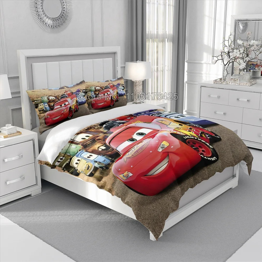 Cars Lightning McQueen & Mater 3D Print Bedding Set