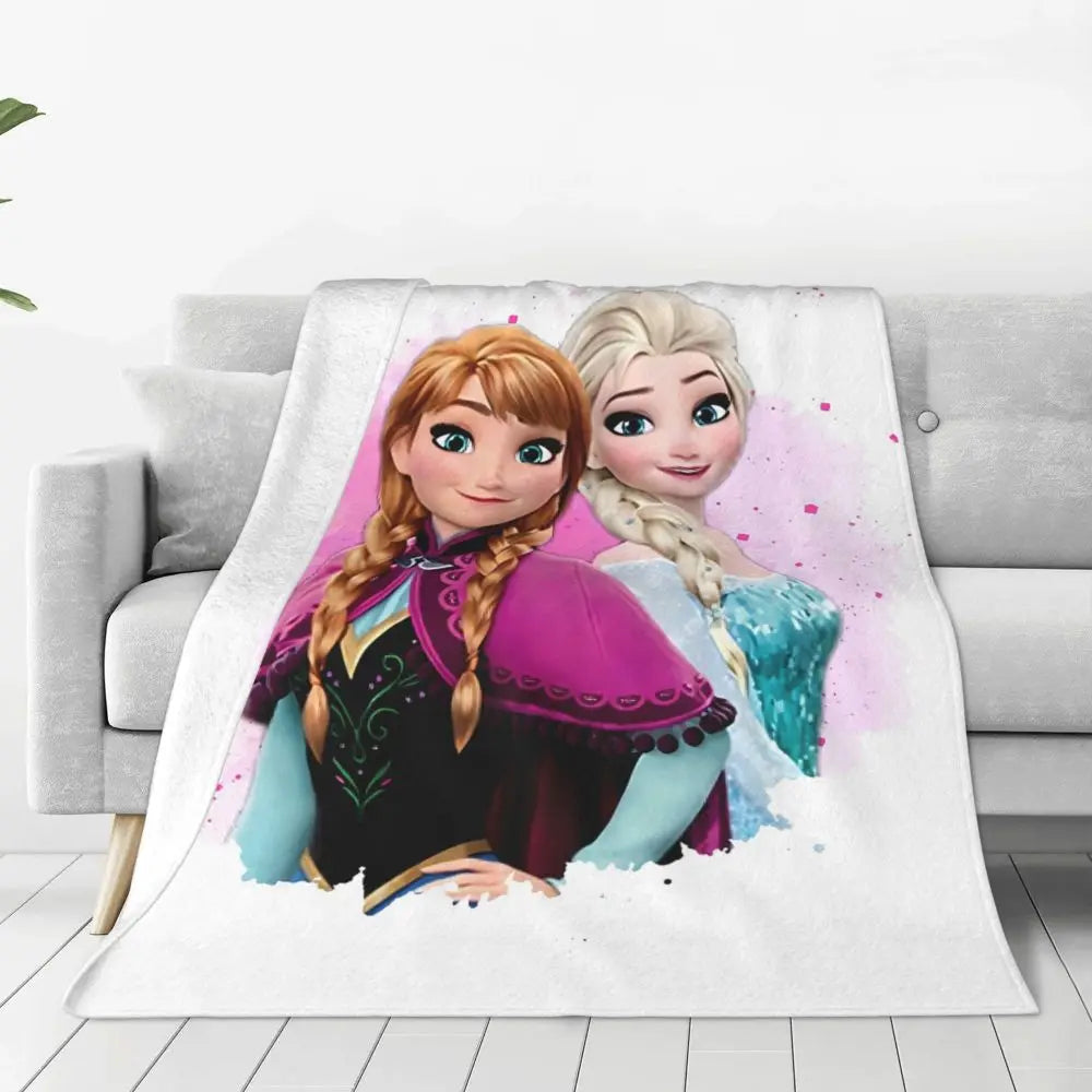 Frozen Elsa Blanket – Super Warm & Fluffy Winter Bedding Throw