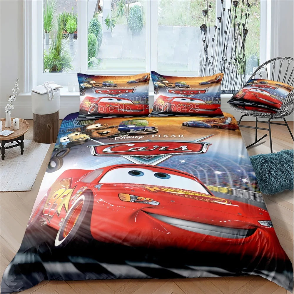 Cars Lightning McQueen & Mater 3D Print Bedding Set