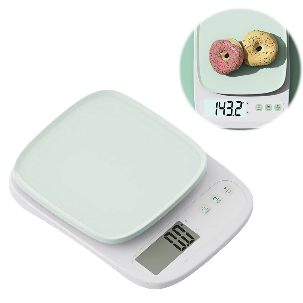 3KG Digital Food Scale - High Accuracy Electronic Kitchen Scale with LED Display & Tare Function