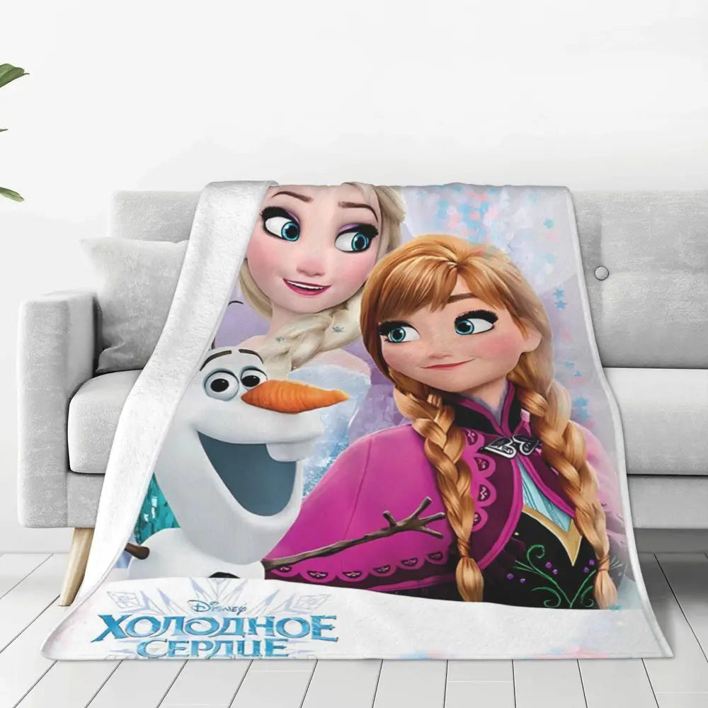 Frozen Elsa Blanket – Super Warm & Fluffy Winter Bedding Throw