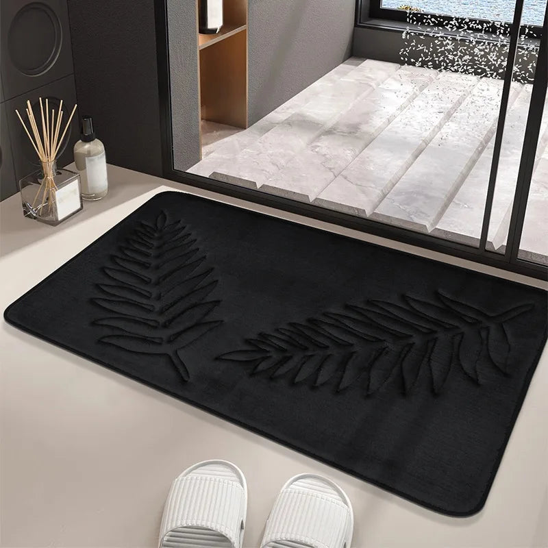 3PCS/Set Bathroom Floor Mat – Soft & Washable Memory Cotton Rugs