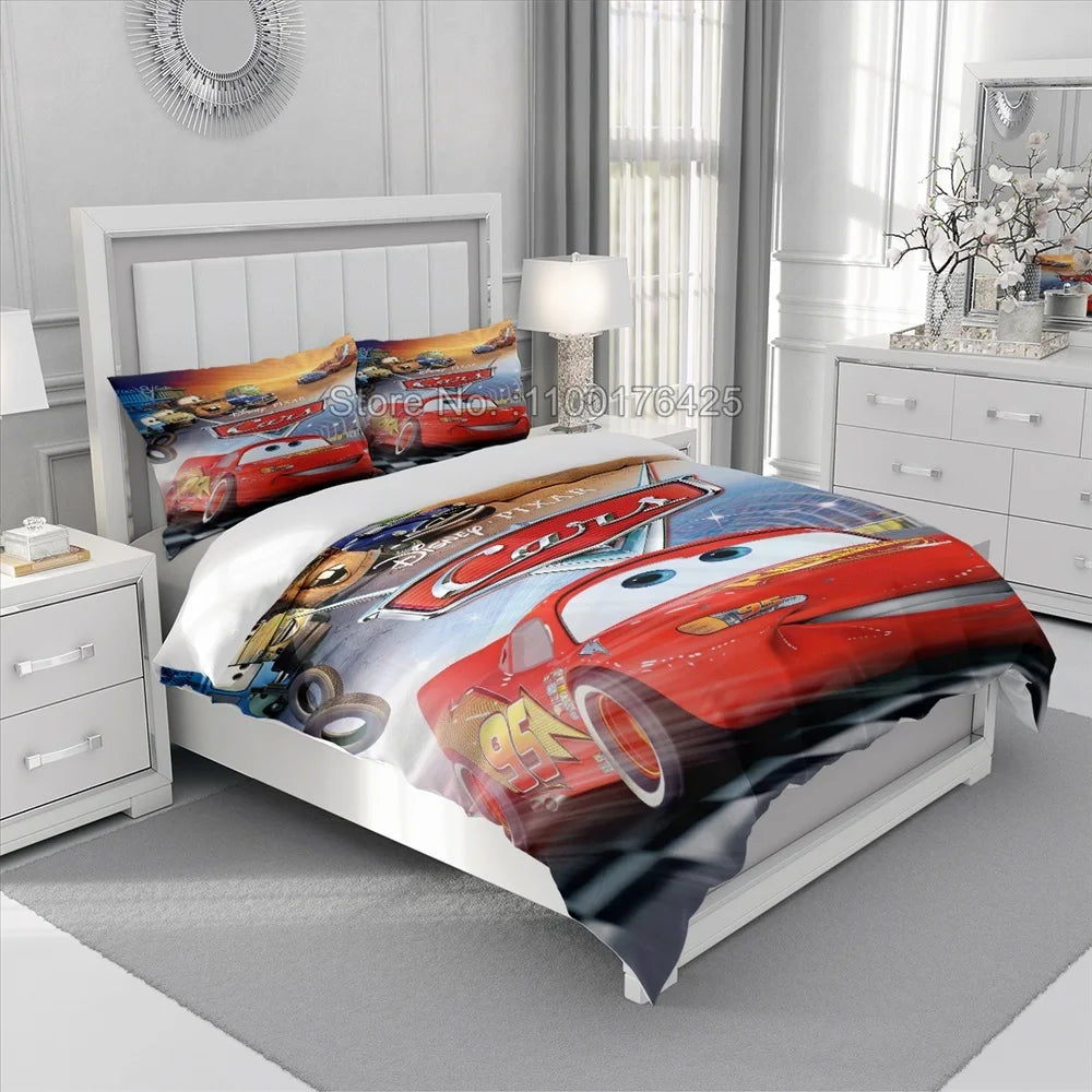 Cars Lightning McQueen & Mater 3D Print Bedding Set